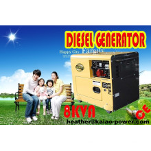 Хорошее качество! ! ! Портативный бесшумный дизельный генератор мощностью 5 кВт с системой ATS
